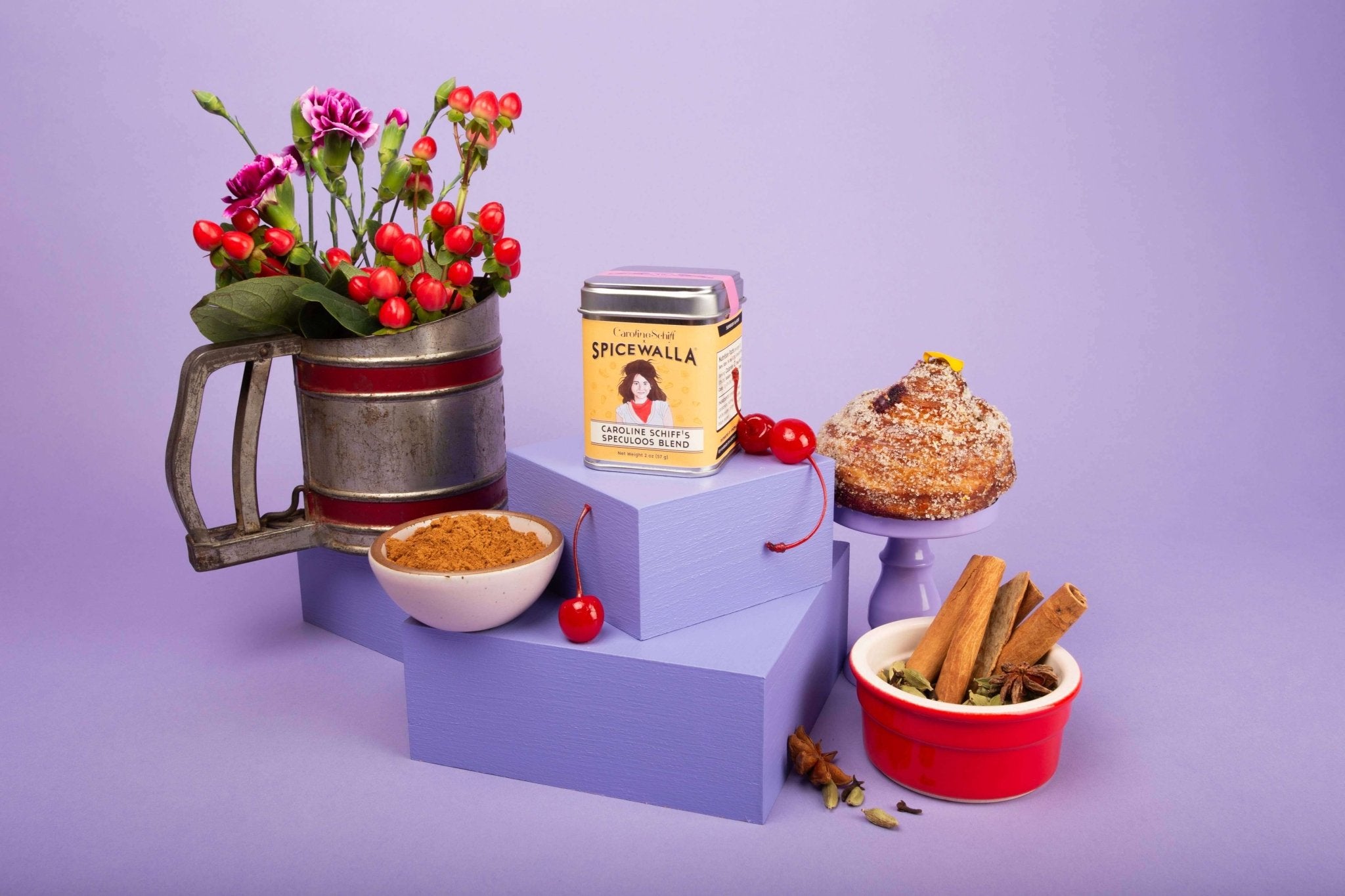 Another view of Caroline Schiff's Speculoos Blend by Spicewalla – Cozy Holiday Baking Mix