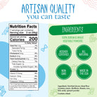 Nutrition Facts and Ingredients Label for Pastabilities Christmas Tree Pasta