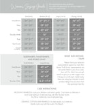 Earl Grey Bamboo V-Neck Nightshirt Size Guide