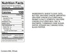 Effie’s Homemade Gruyère Biscuits nutrition facts and ingredients list