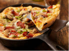 Pizze made with the Gluten-Free Deep Dish Pizza Crust Mix by LillyBean Baking – vegan, allergen-free