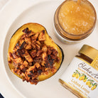 Butternut squash drizzled with Lemon Champagne Jam by Blake Hill Preserves – a gourmet Lisbon lemon preserve