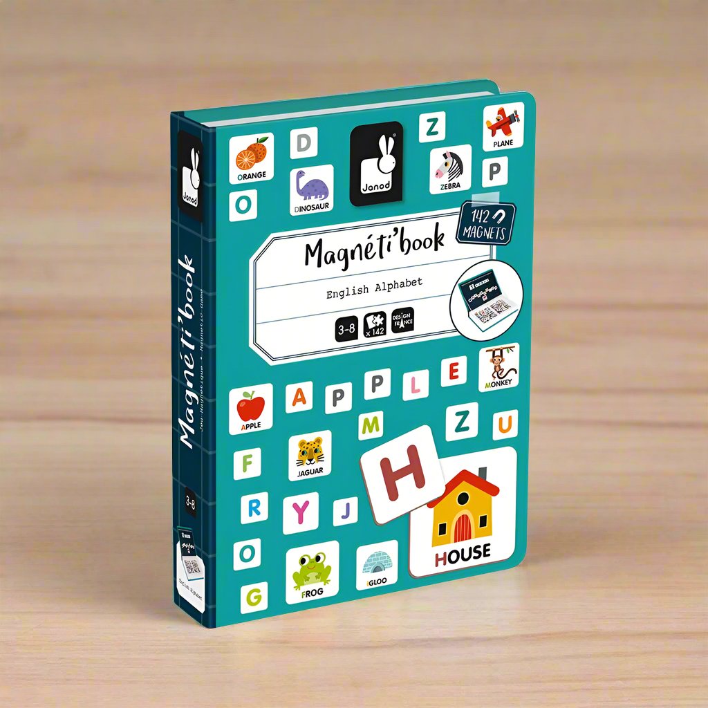 Janod magnetic book alphabet online