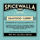 Ingredient label for Seafood Curry from the Sam Fore Signature Collection by Spicewalla – a Sri Lankan–Inspired Spice Blend
