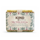 Kind Apothecary Tea Tree Mint Rx Shower and Shampoo Bar in botanical packaging