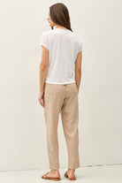 Lara TENCEL Ankle Pants - Styled with Top | Relaxed Everyday Outfit