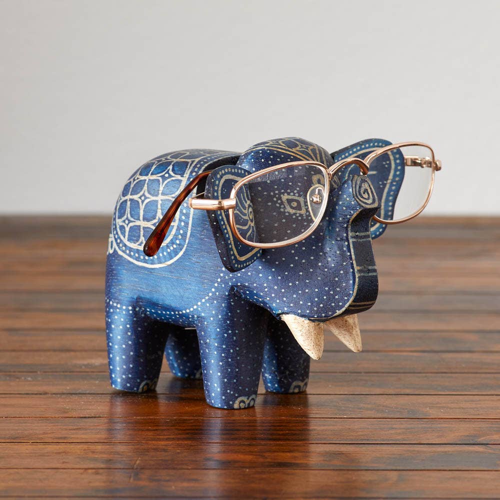 Batik Elephant Eyeglass Holder | Sudha's Emporium