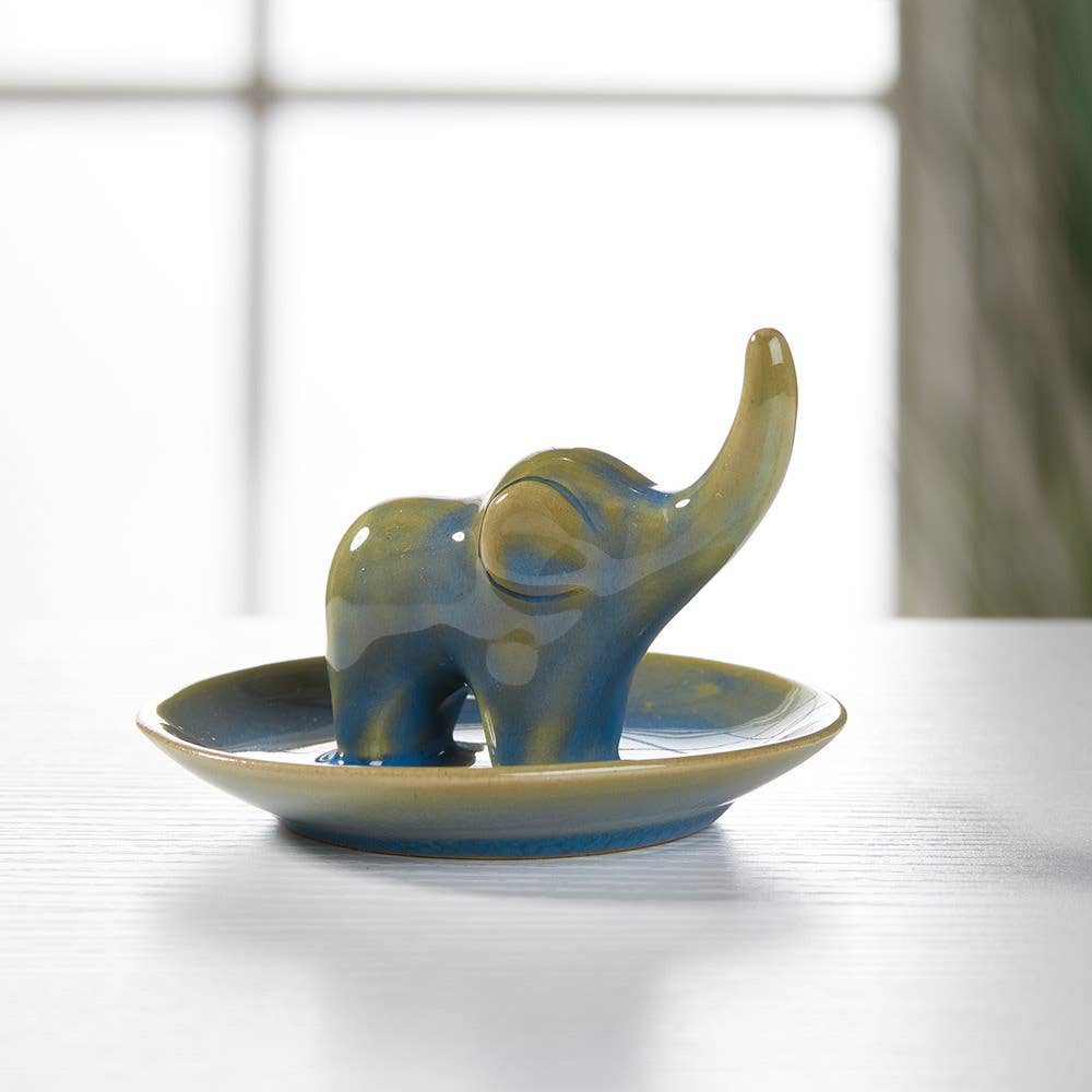 Khadi Elephant Ring Dish | Sudha's Emporium