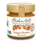 Blake Hill Preserves Orange & Bourbon Marmalade in a glass jar. 