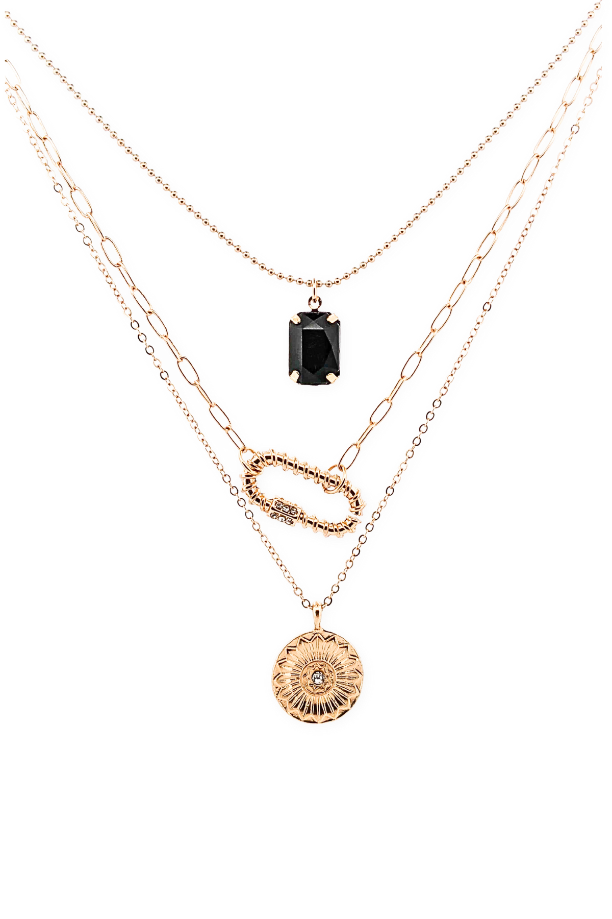 Maddie Necklace Set by My Girl In LA – Maddie Layered Necklace Set 