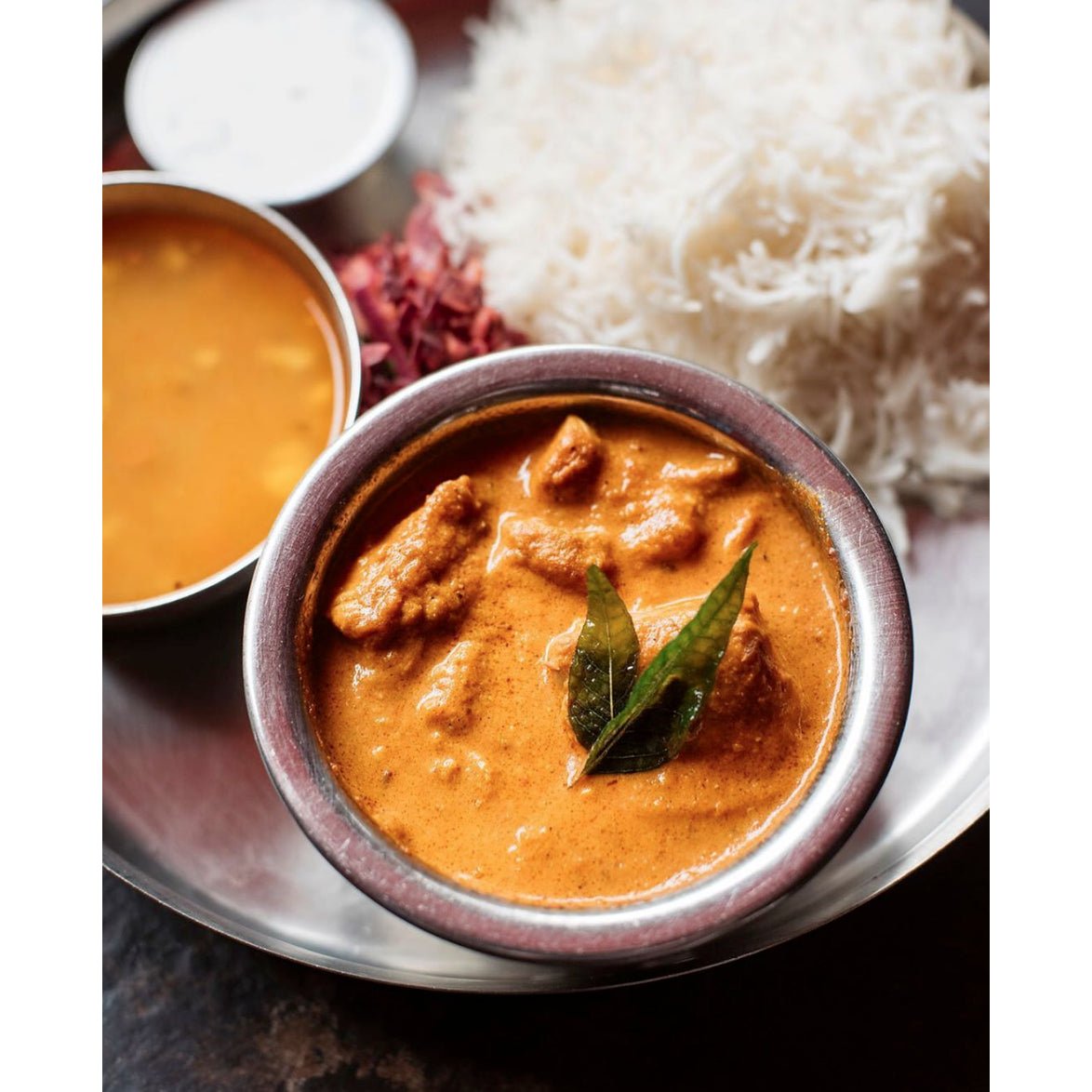 Curry made with Madras Curry Powder – a spicy South Indian flavor