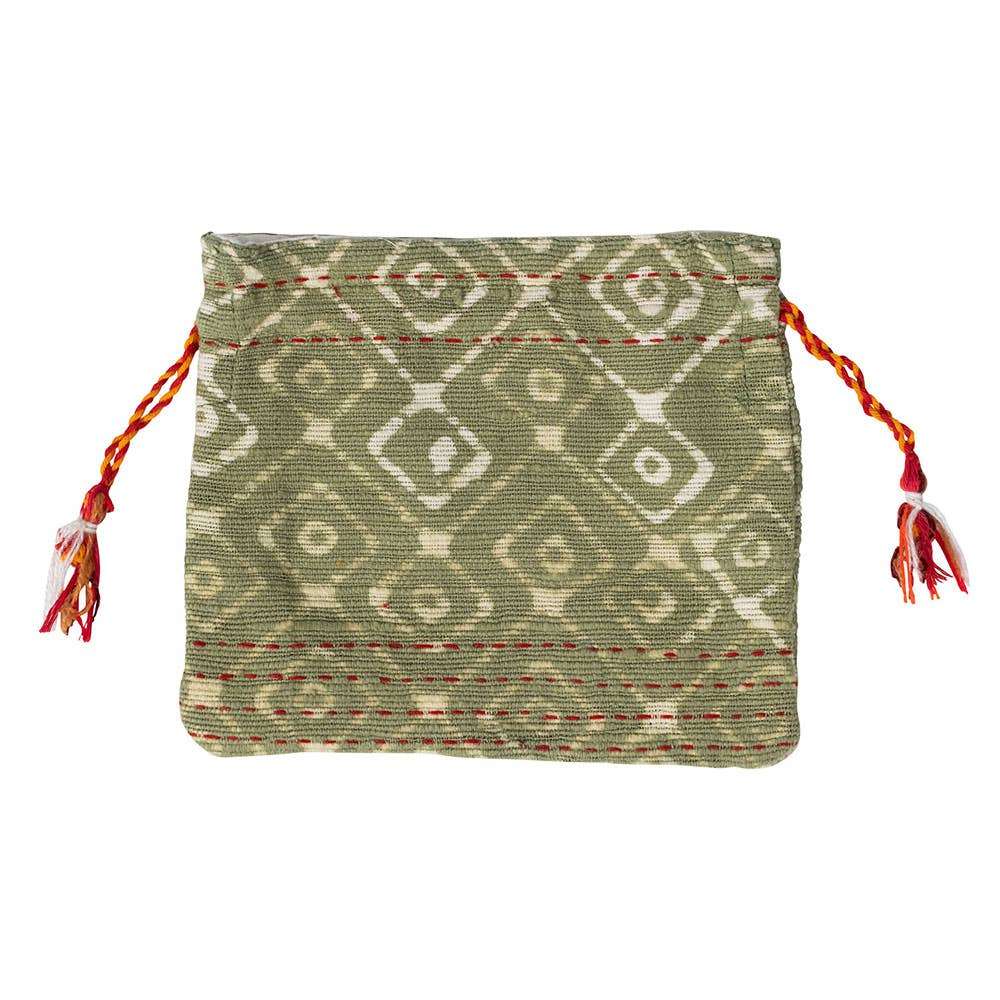 Green Batik Gift Bag | Sudha’s Emporium Gourmet, Gifts & Décor | Corning, NY