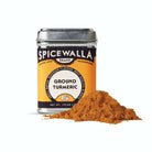 Spicewalla Ground turmeric spice in a small tin.